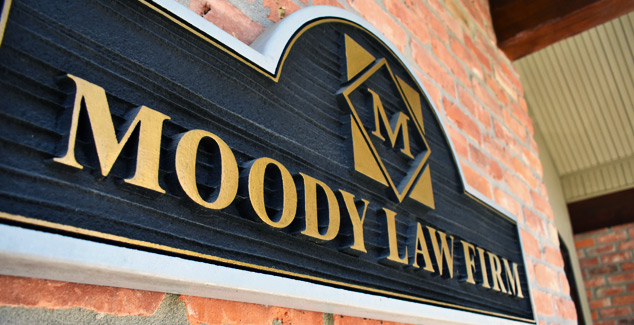 Moody Law Firm Signage